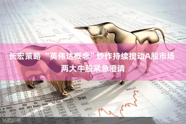 长宏策略 “英伟达概念”炒作持续搅动A股市场 两大牛股紧急澄清